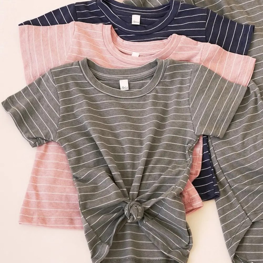 Recycled Striped Tee NWT